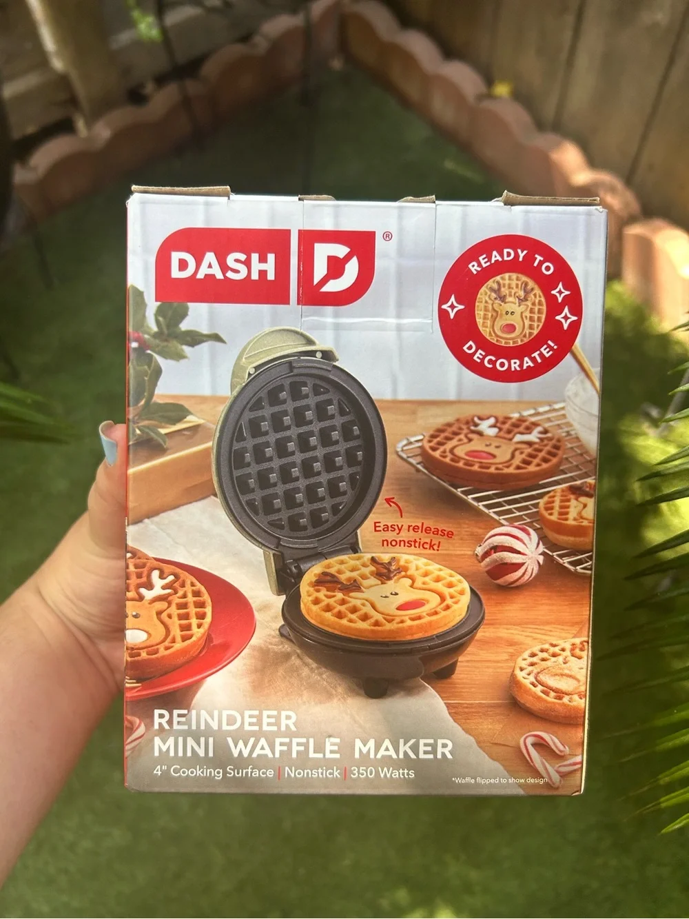 Reindeer Mini Waffle Maker